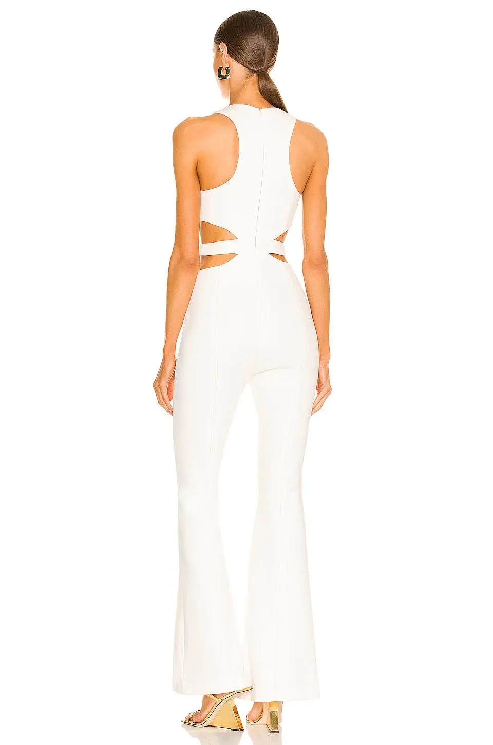 Misha Collection Thea Jumpsuit Ivory  Size 10 - Image 3