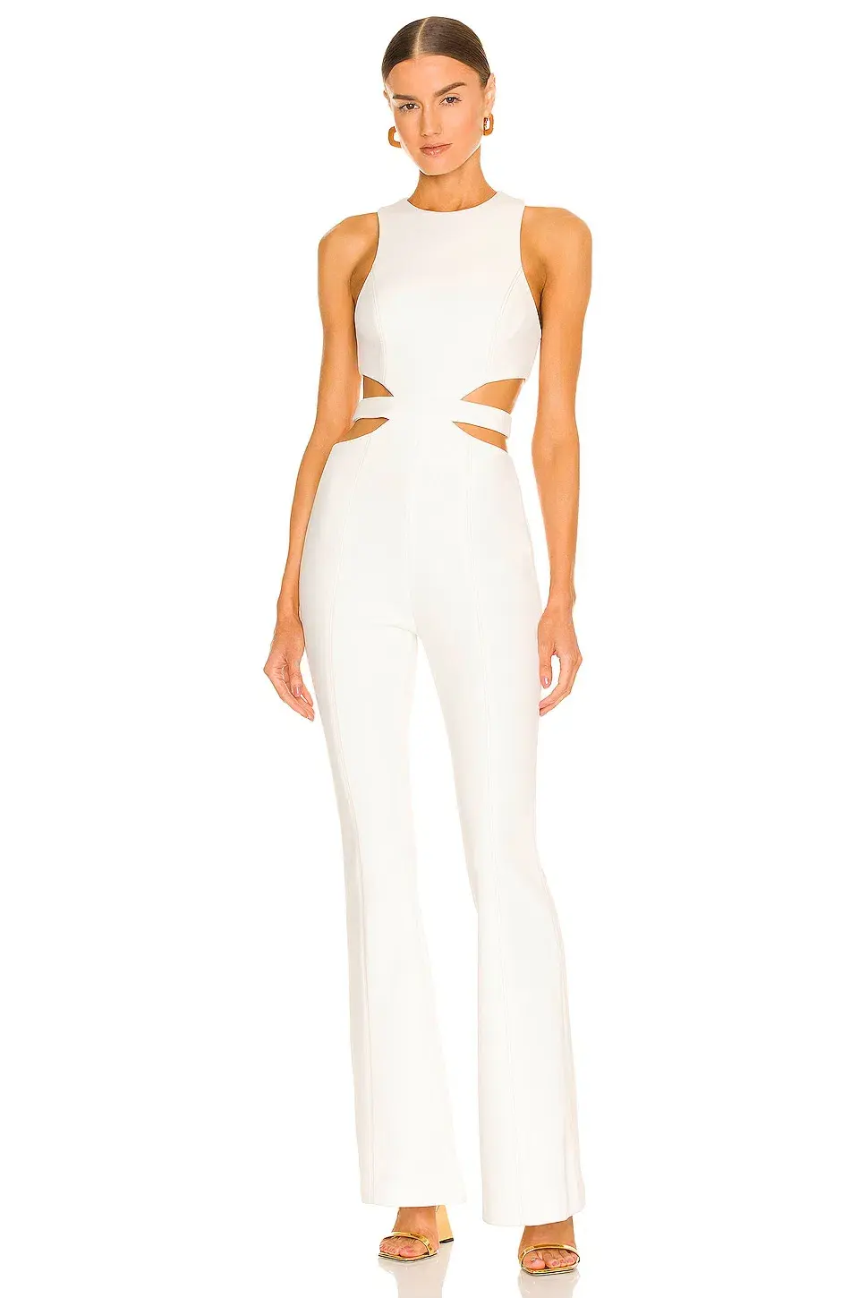 Misha Collection Thea Jumpsuit Ivory  Size 10 - Image 1