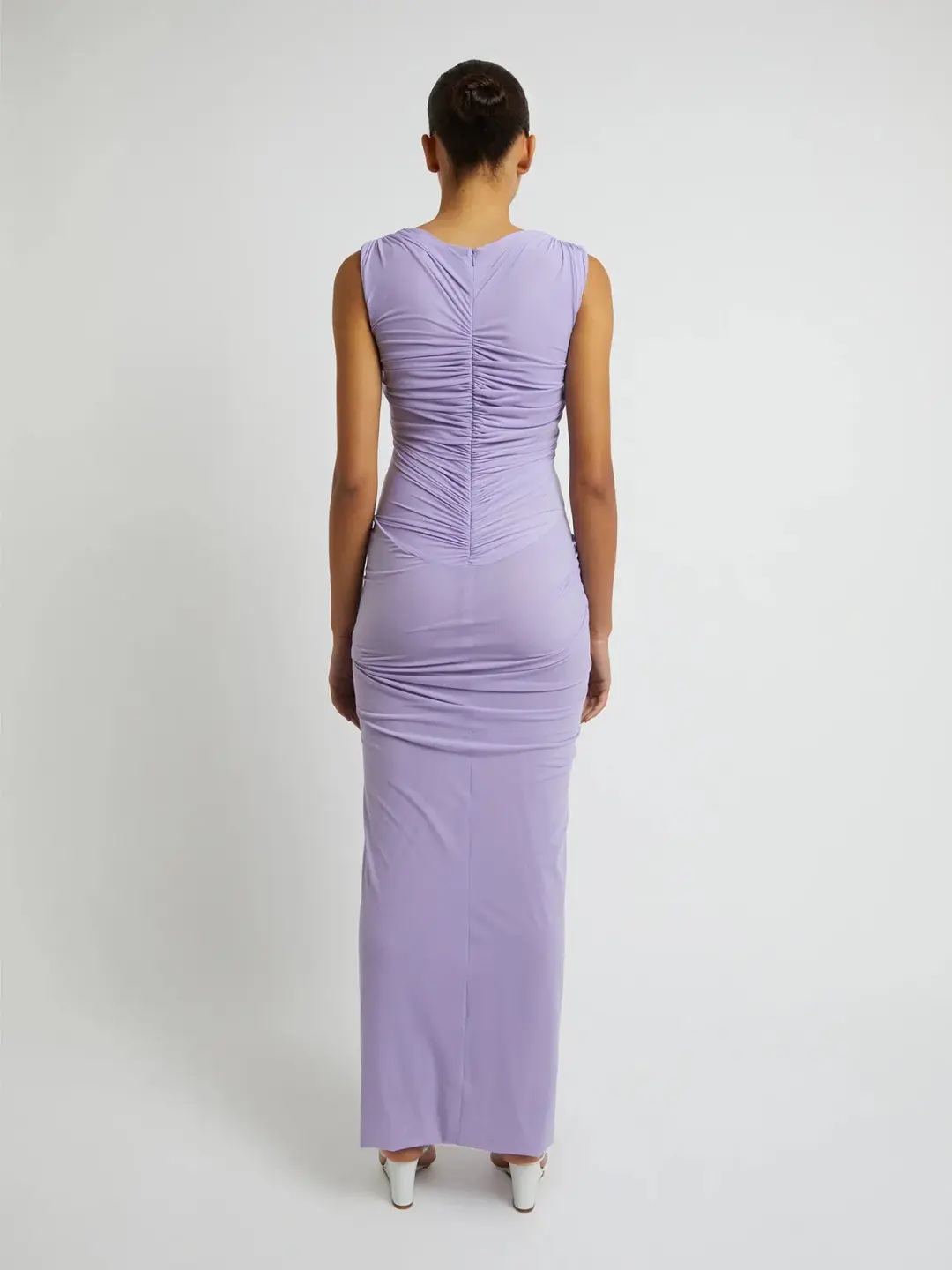 Christopher Esber Venus Tank Dress Lilac Size 10 for rent on The Volte - main image