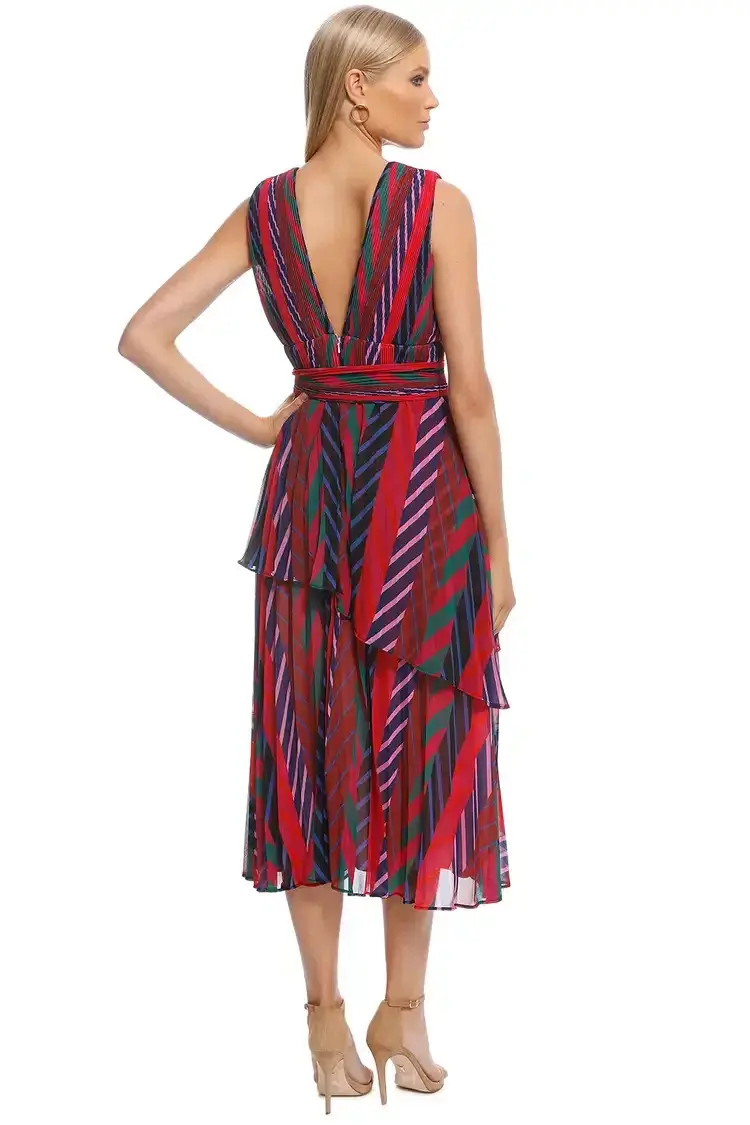 Talulah Sugar and Spice Midi Dress Multi Size 10 - Image 3