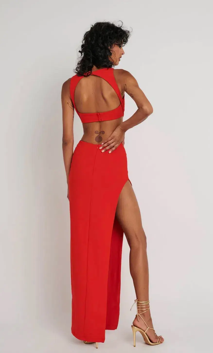 Effie Kats Eniko Gown Red Size S / AU 8 - Image 2