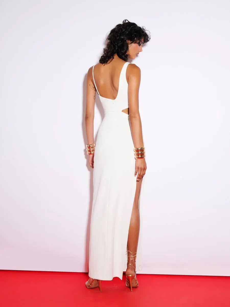 Effie Kats Jamu Gown White Size XS/ AU 6 - Image 3