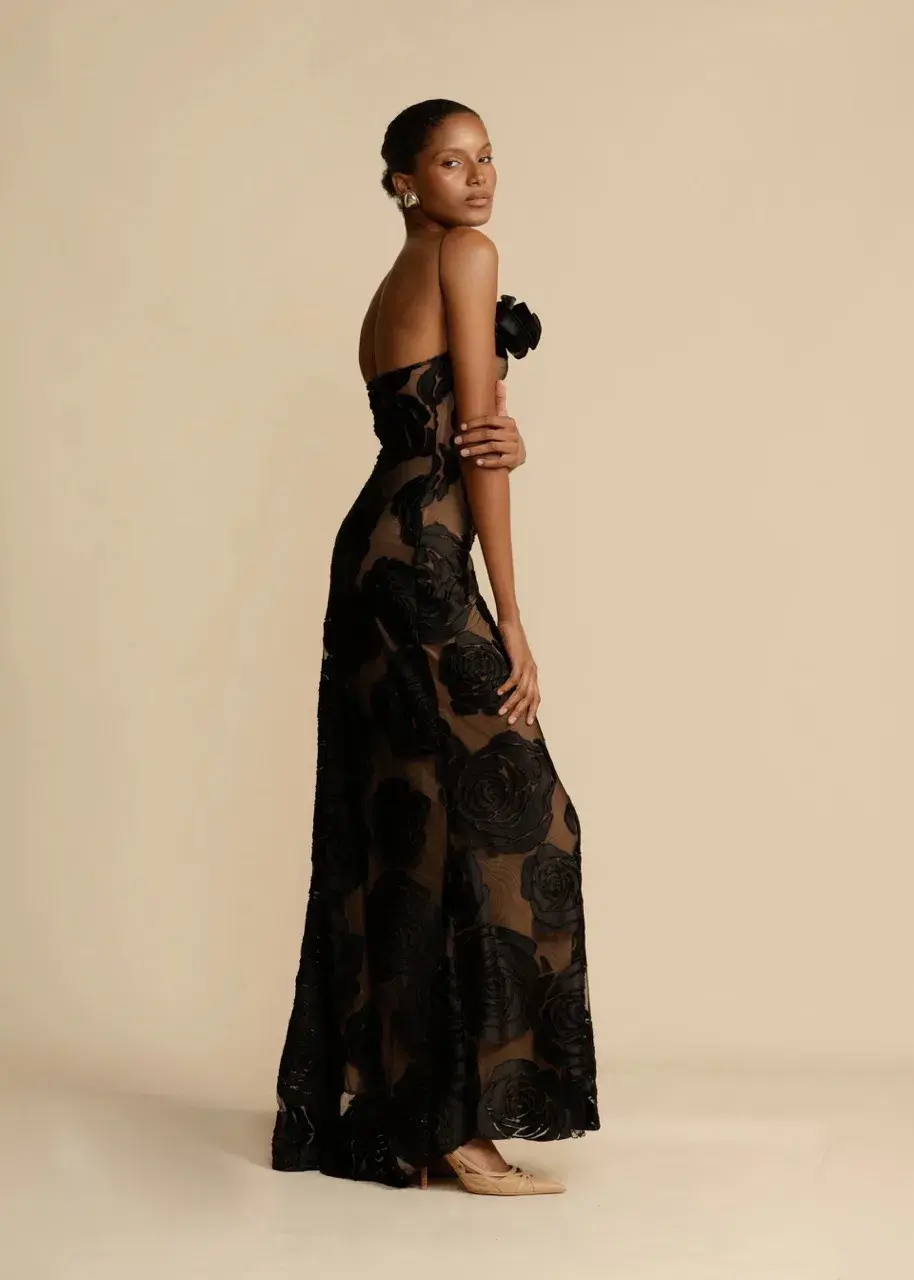 Arcina Ori Marcella Dress Black Size M / AU 10 for rent on The Volte - main image