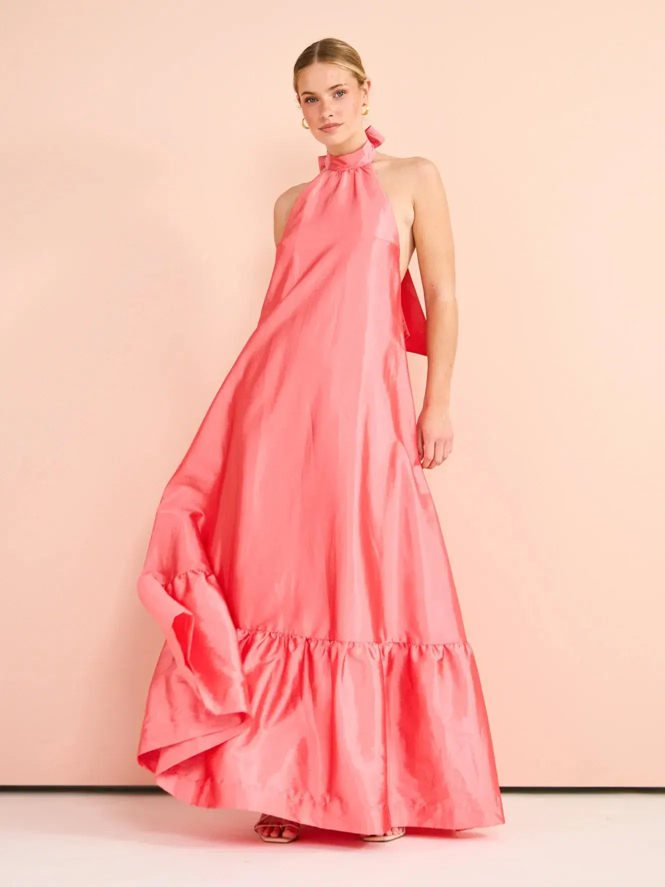 Hansen & Gretel Gateau Gown Watermelon Size S / AU 8 - Image 1