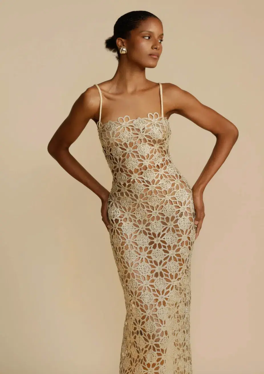 Arcina Ori Kendra Dress Gold Size S / AU 8 - Image 6