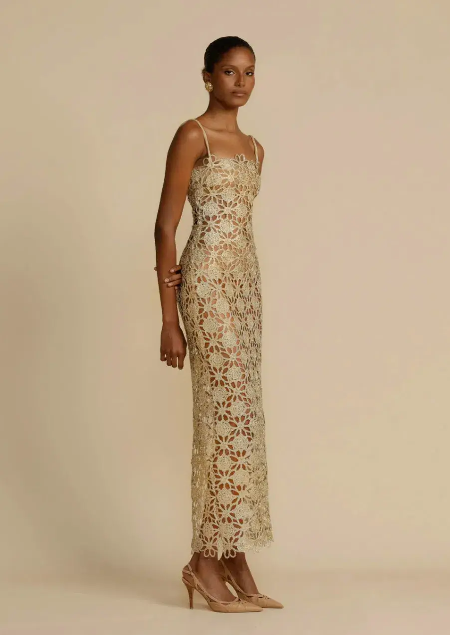 Arcina Ori Kendra Dress Gold Size S / AU 8 - Image 4