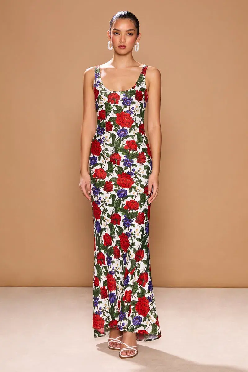 Sonya Moda Capri Dress Floral Size 8 - Image 1