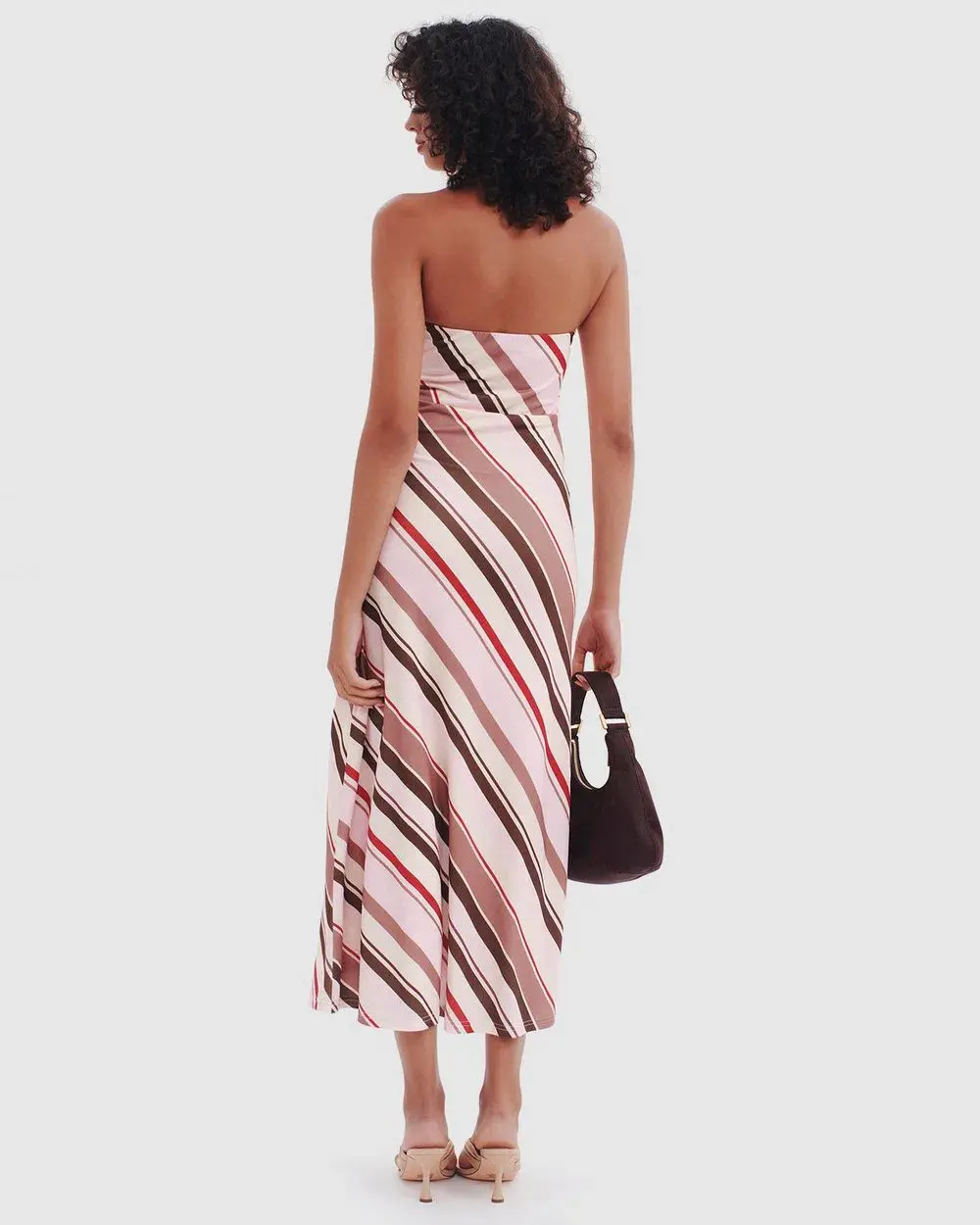 Ownley Deja Vu Strapless Dress Multi Size 8 - Image 2