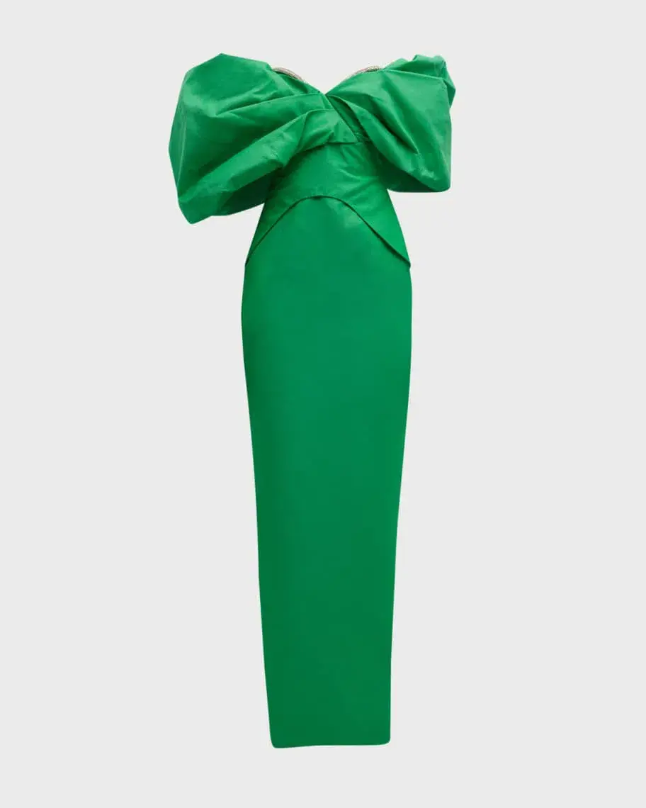 Rachel Gilbert Xavier Gown Green Size 8  - Image 3