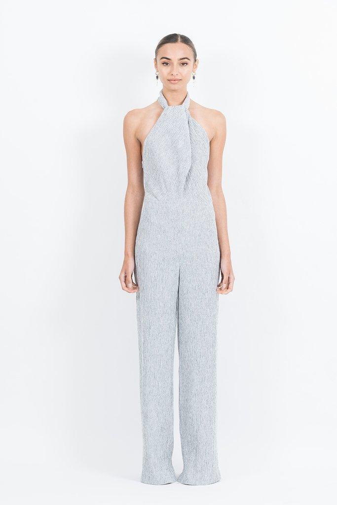 ONE FELL SWOOP Emily Linen Jumpsuit Size 8 - Image 5