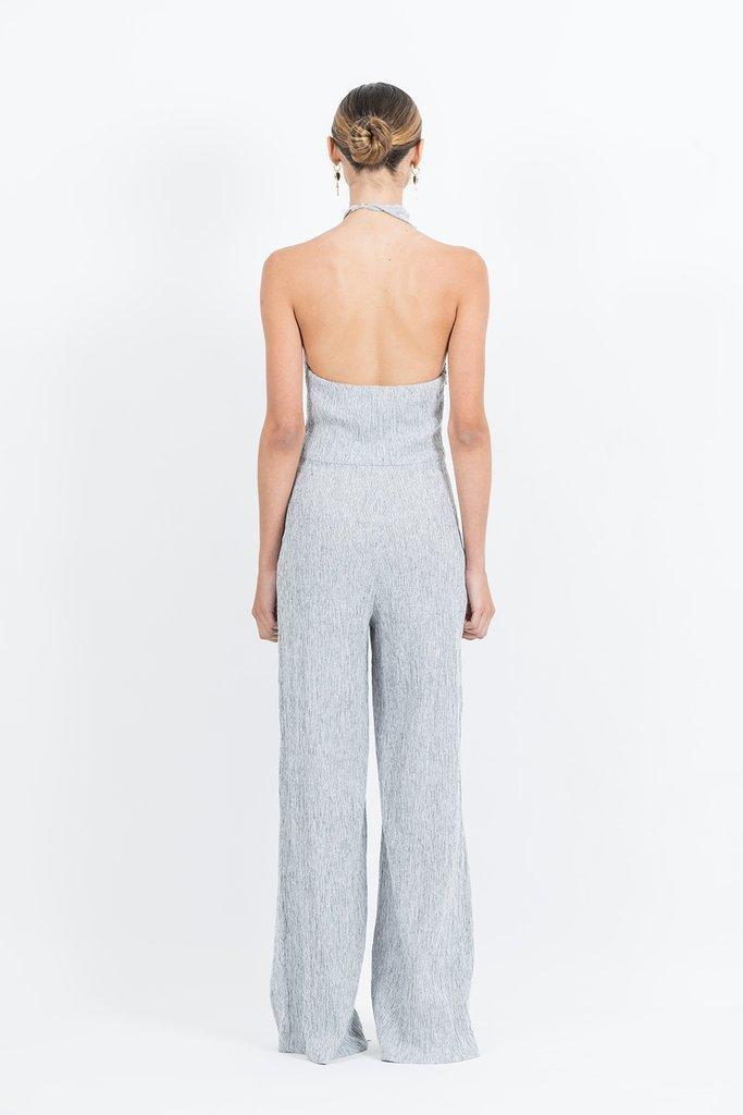 ONE FELL SWOOP Emily Linen Jumpsuit Size 8 - Image 9