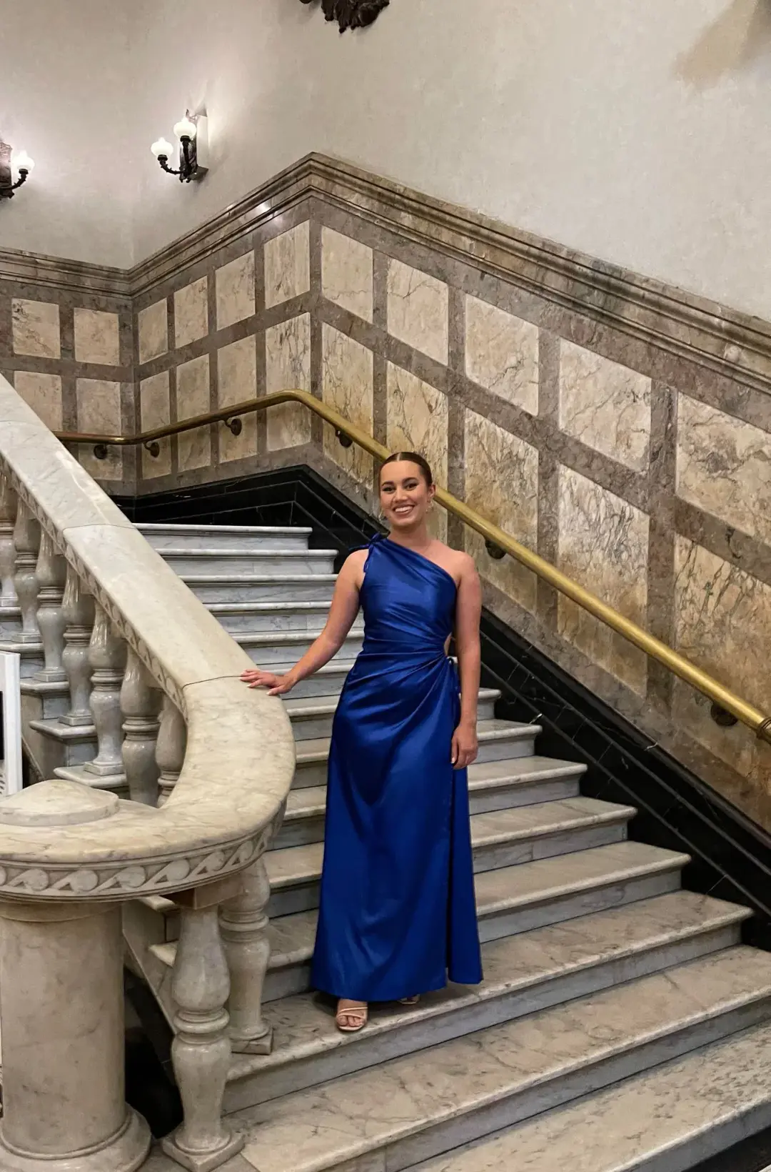 Sonya Moda Nour Moroccan Blue Dress Blue Size 6  for rent on The Volte - main image