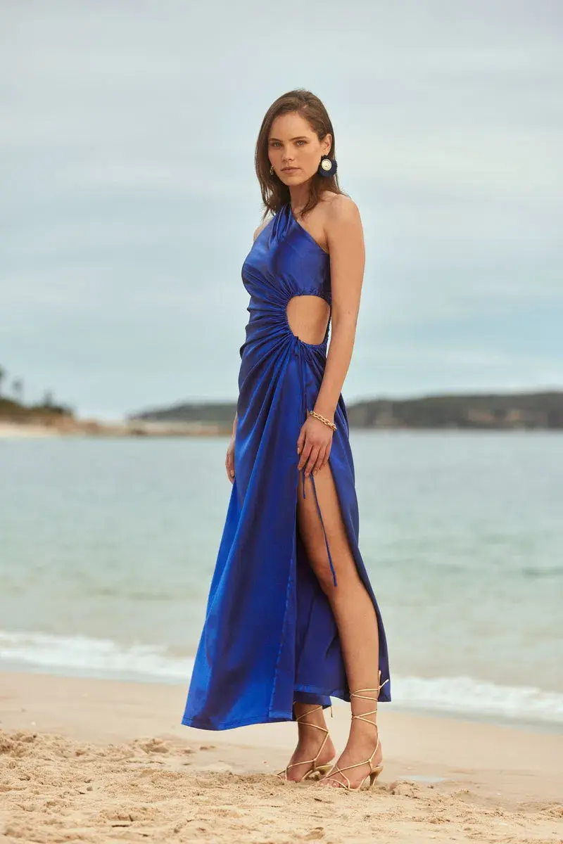 Sonya Moda Nour Moroccan Blue Dress Blue Size 6  - Image 2