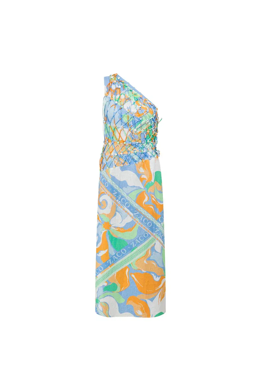 Zaco Pandora Midi Dress Calista Aliza Print Size S / AU 8 for rent on The Volte - main image