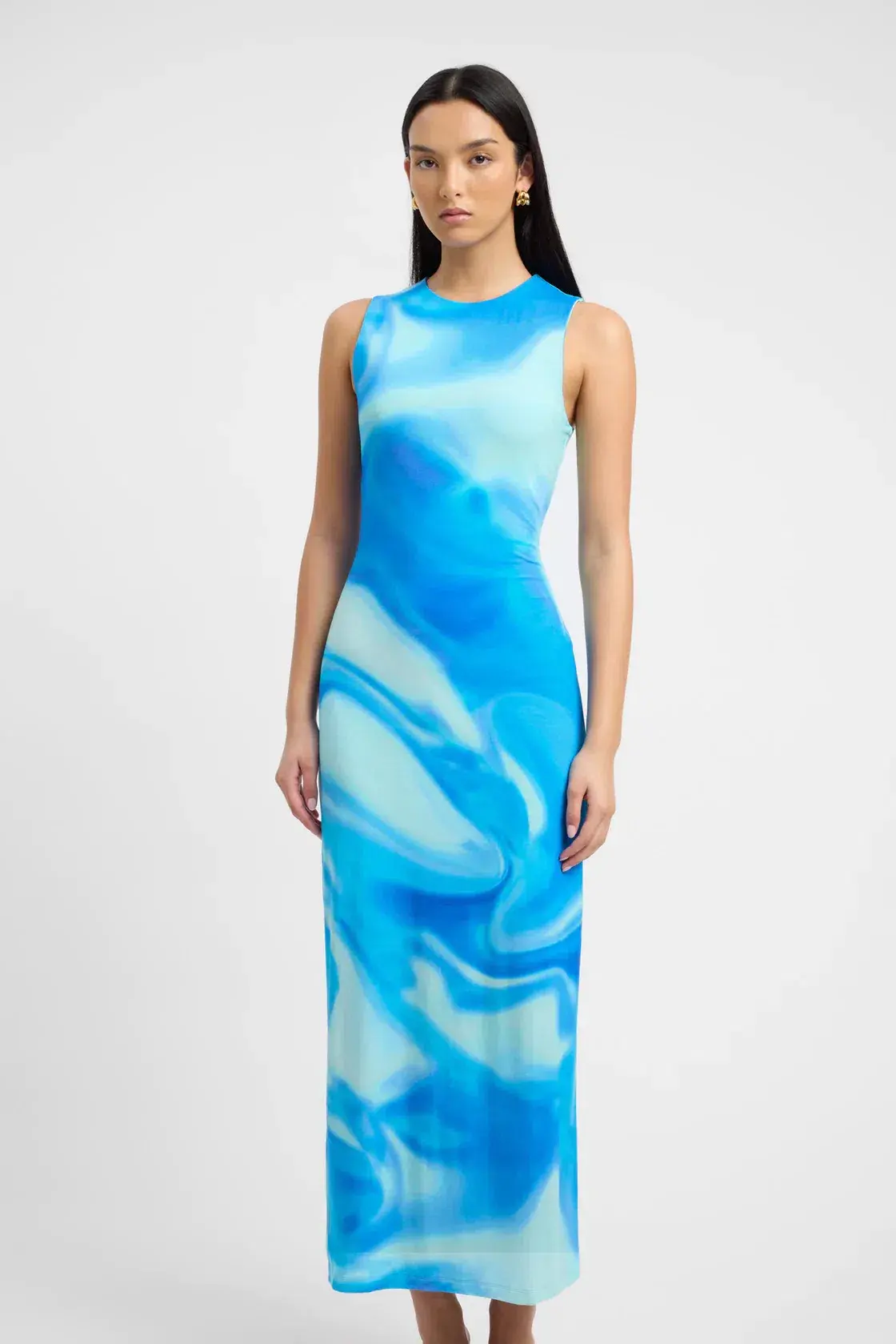 Kookai Haven Maxi Dress Blue Size 8  - Image 2