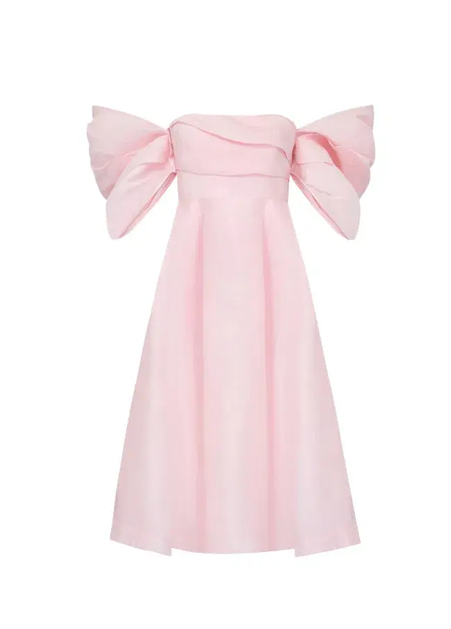 Talulah Dahlia Midi Dress Pink Size 12 for rent on The Volte - main image