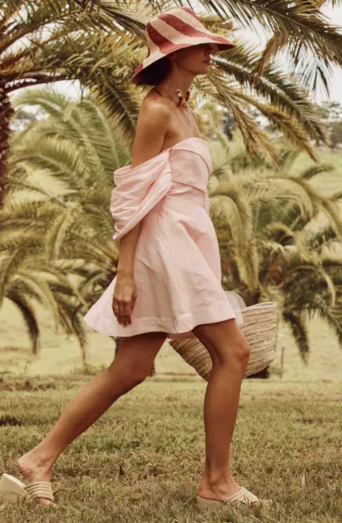 Talulah Dahlia Mini Dress Pink size 8 for rent on The Volte - main image