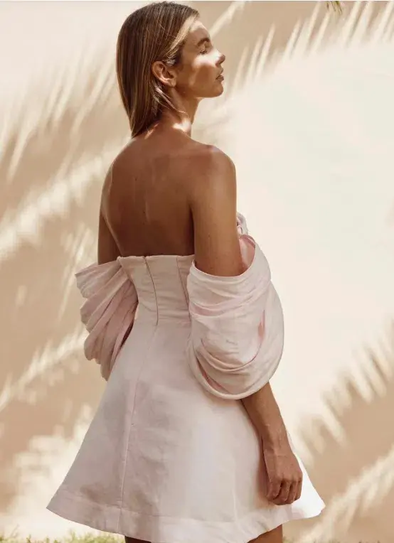 Talulah Dahlia Mini Dress Pink Size 10 for rent on The Volte - main image