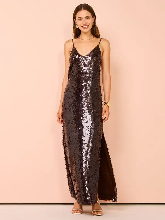 Alemais Geanie Sequin Gown Size 10 for rent on The Volte - main image