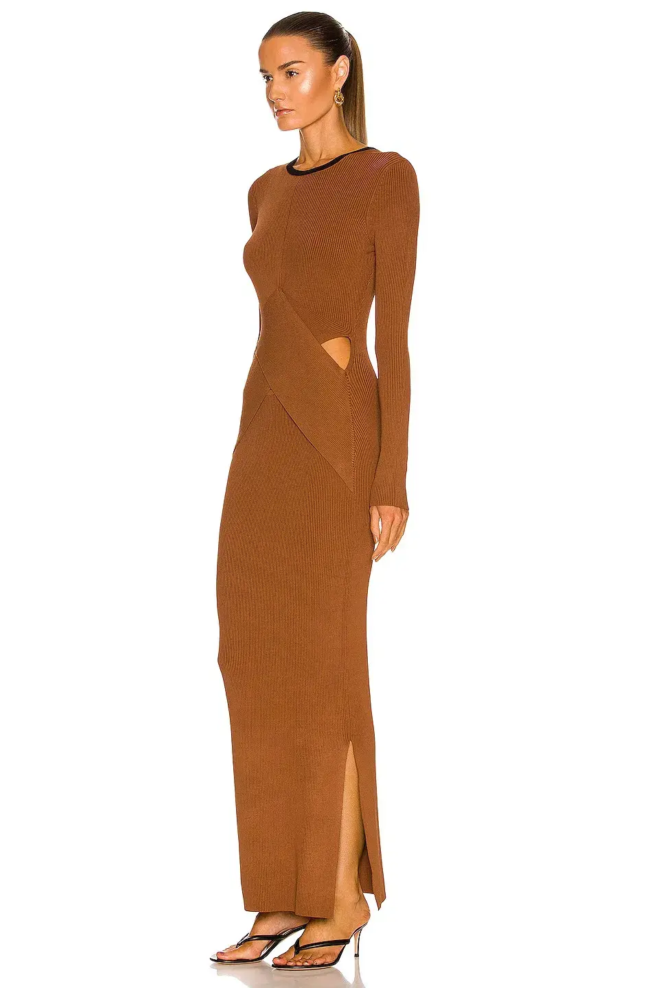 Sir The Label Josephine Draped Dress Hazel Size 1/8 AU for rent on The Volte - main image