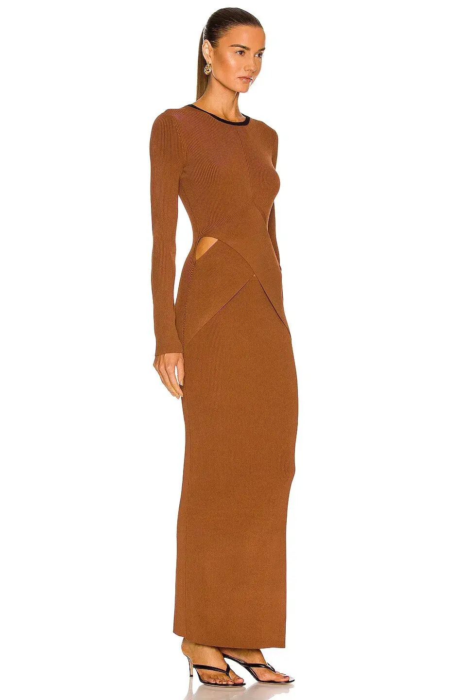 Sir The Label Josephine Draped Dress Hazel Size 1/8 AU for rent on The Volte - main image
