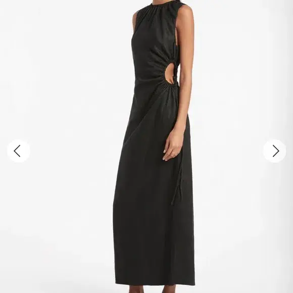 Sir the Label Blanche Cut Out Dress Black Size 6 - Image 2