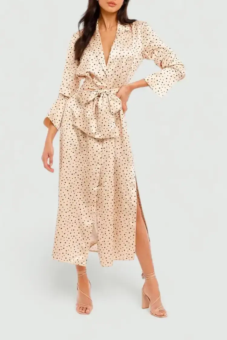Significant Other Amara Dress in Cream Black Polka Size 10 - Image 2