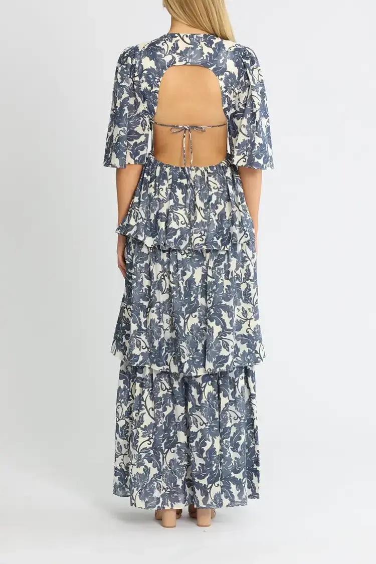 Significant Other Scarlett Maxi Dress Print Size 10 - Image 3