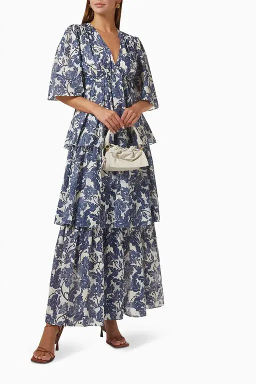 Significant Other Scarlett Maxi Dress Print Size 8 - Image 1