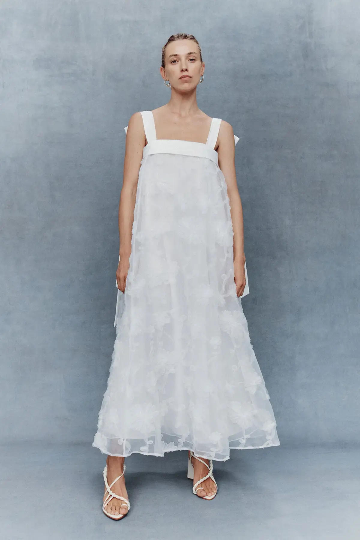 Aje Ursula Midi Dress Ivory Size 14  - Image 5