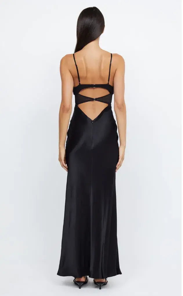 Bec & Bridge Ashton Cut Out Maxi Dress Black Size AU 6 - Image 3