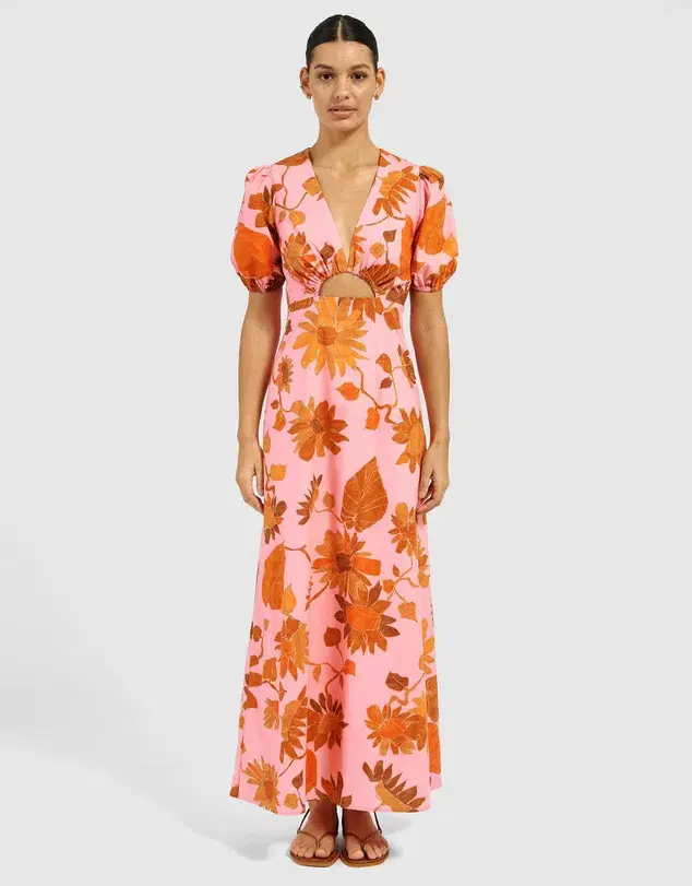 Roame Kozmo Dress Jarome Floral Print Size 8 for rent on The Volte - main image