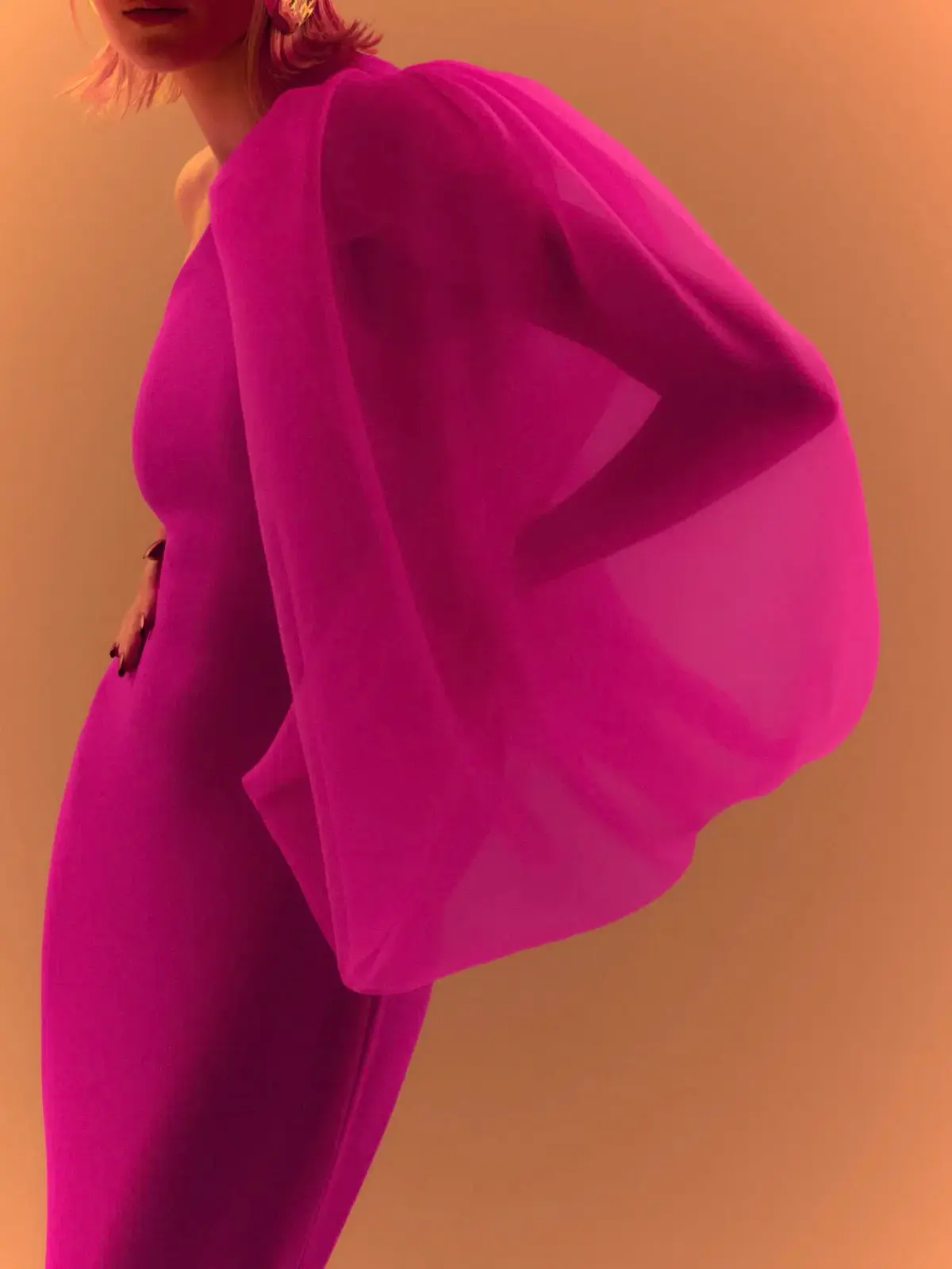 Solace London The Hudson Maxi Dress in Pink Size 8 - Image 4