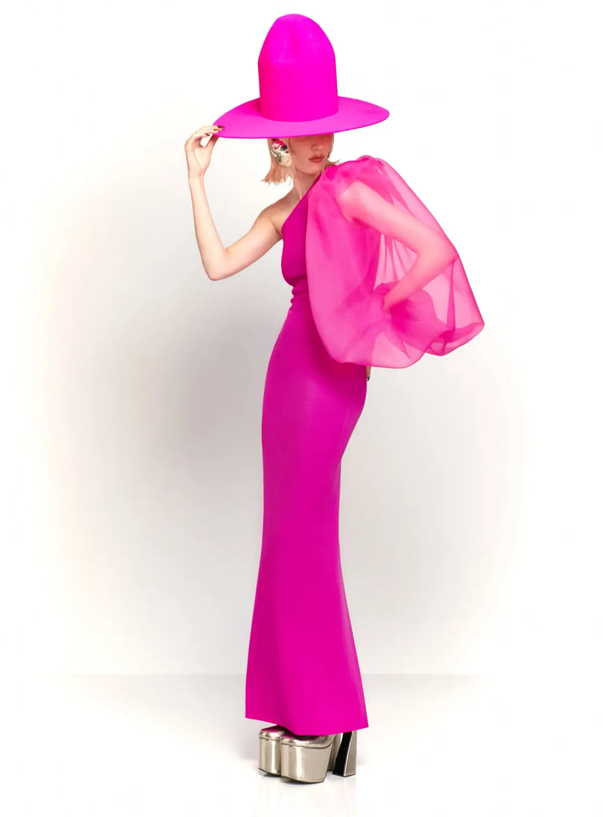 Solace London The Hudson Maxi Dress in Pink Size 8 - Image 1