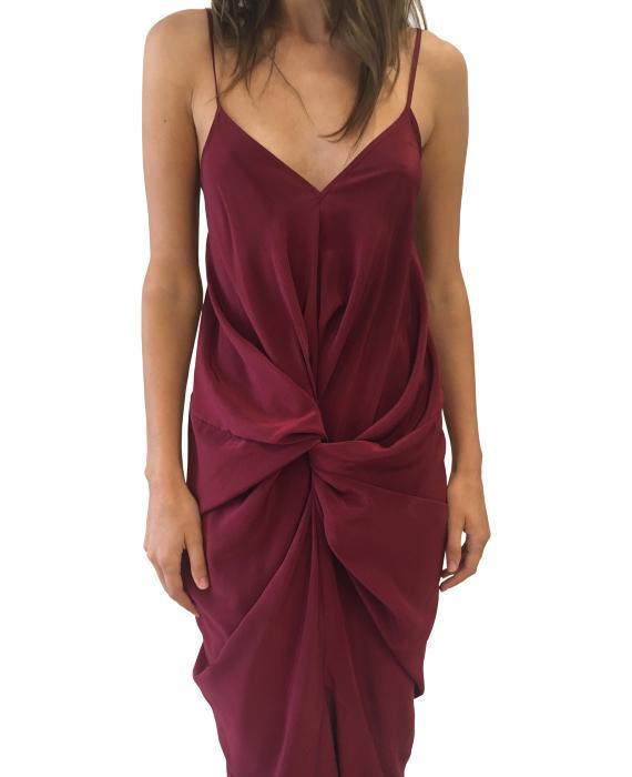 One Fell Swoop Elana Slip in Black Cherry Size 8 - Image 3