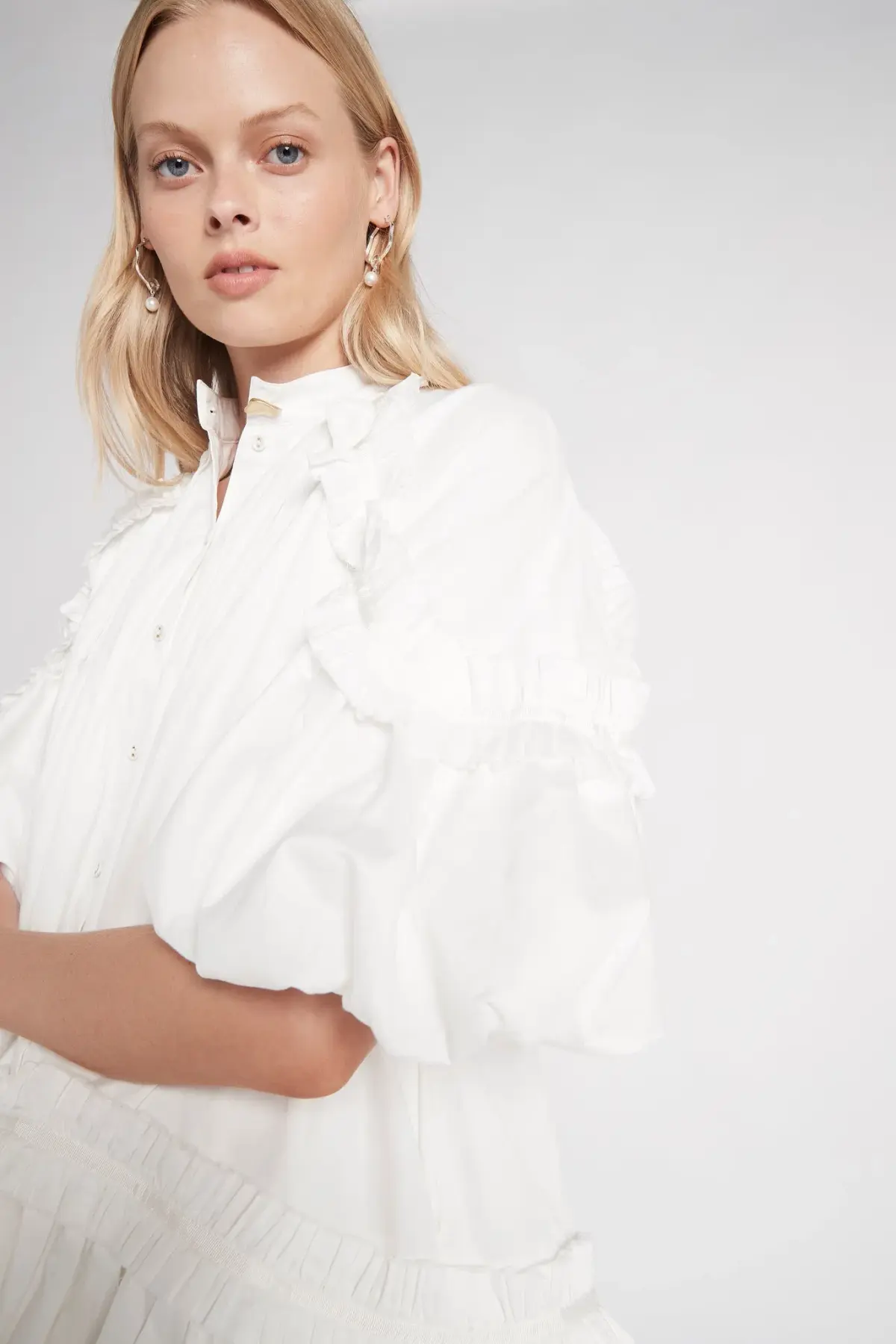 Aje Heritage Mini Dress Ivory Size 10 - Image 2