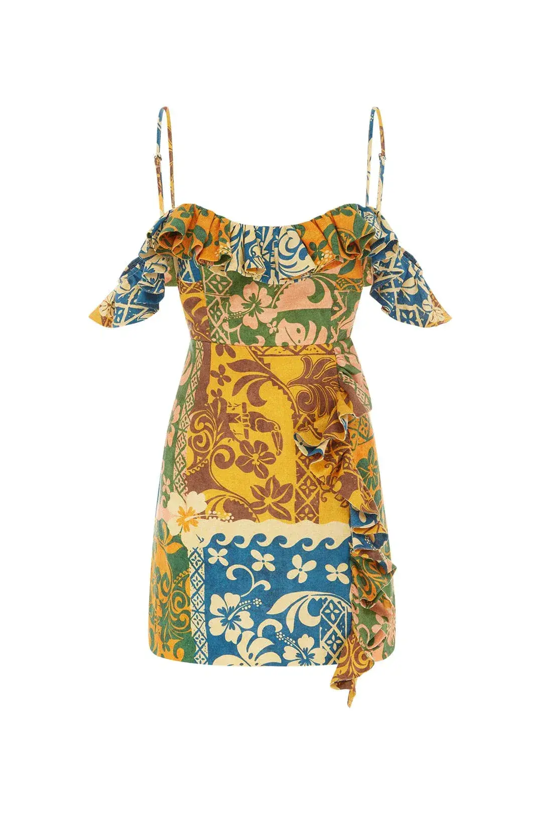Alemais Archie Flounce Mini Dress Print Size 10 - Image 5