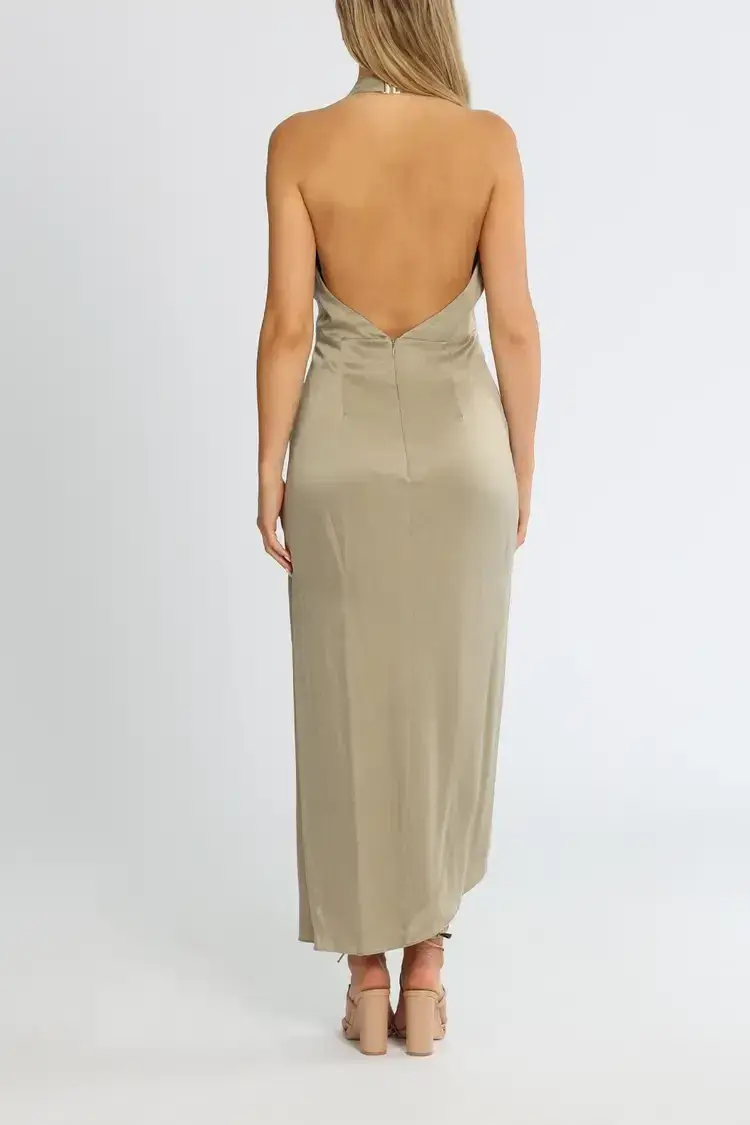 Significant Other Elaine Dress in Khaki Size 8 - Image 3