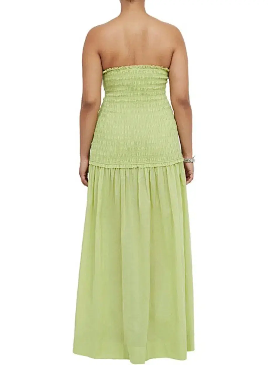 Bec & Bridge Solstice Maxi Dress Green Size 6 for rent on The Volte - main image