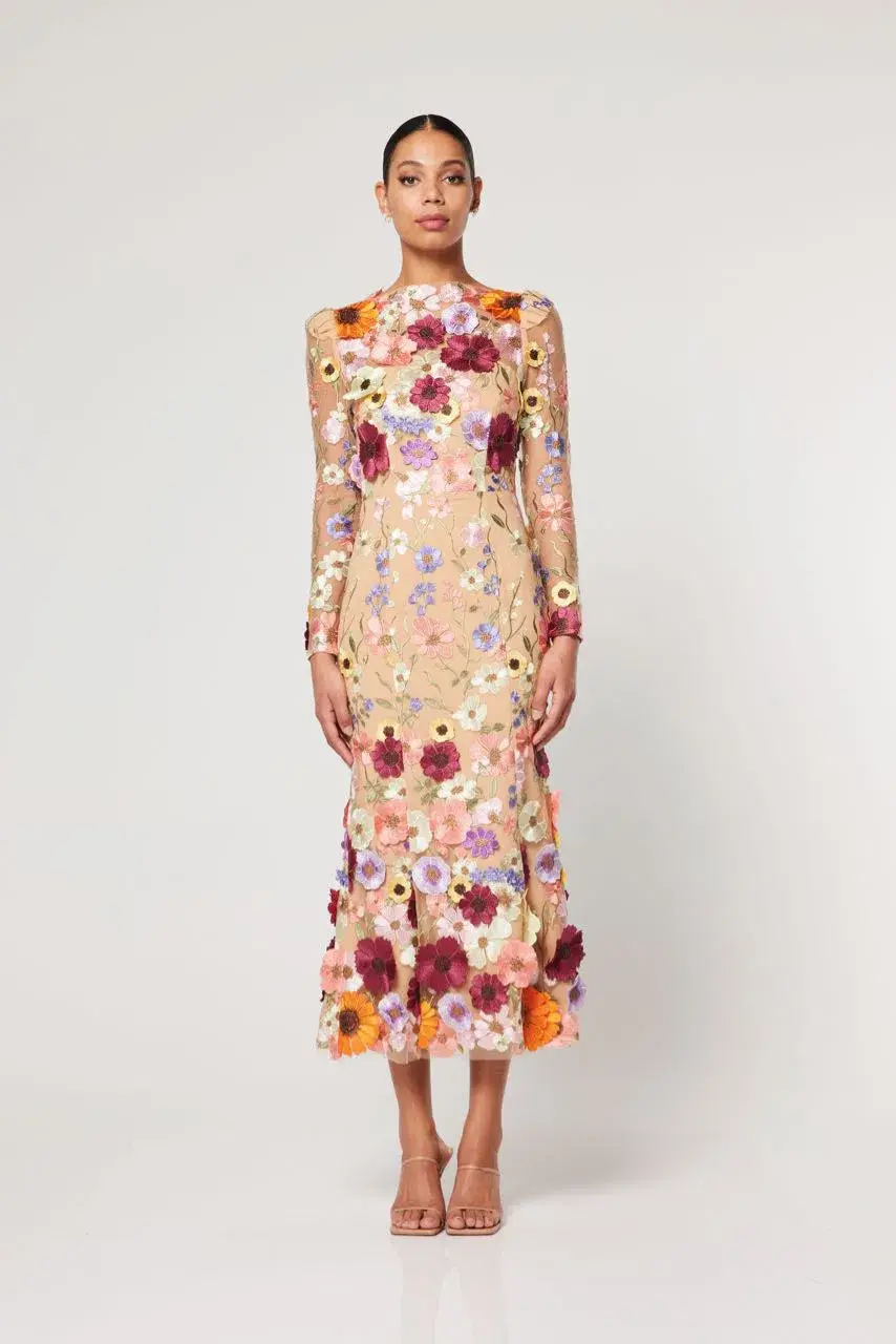 Elliatt Shannon Dress Floral Size 8 - Image 1