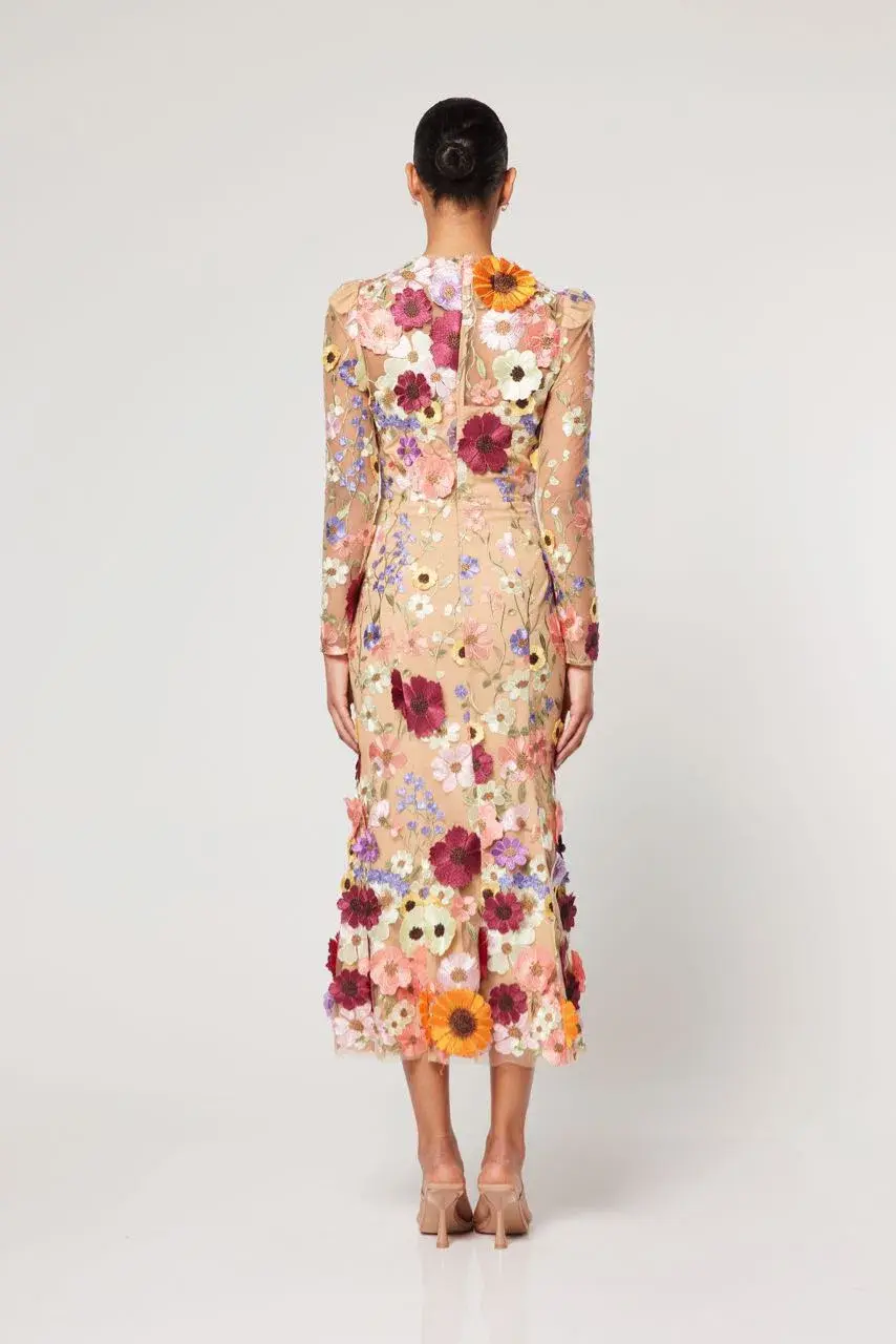 Elliatt Shannon Dress Floral Size 8 - Image 3
