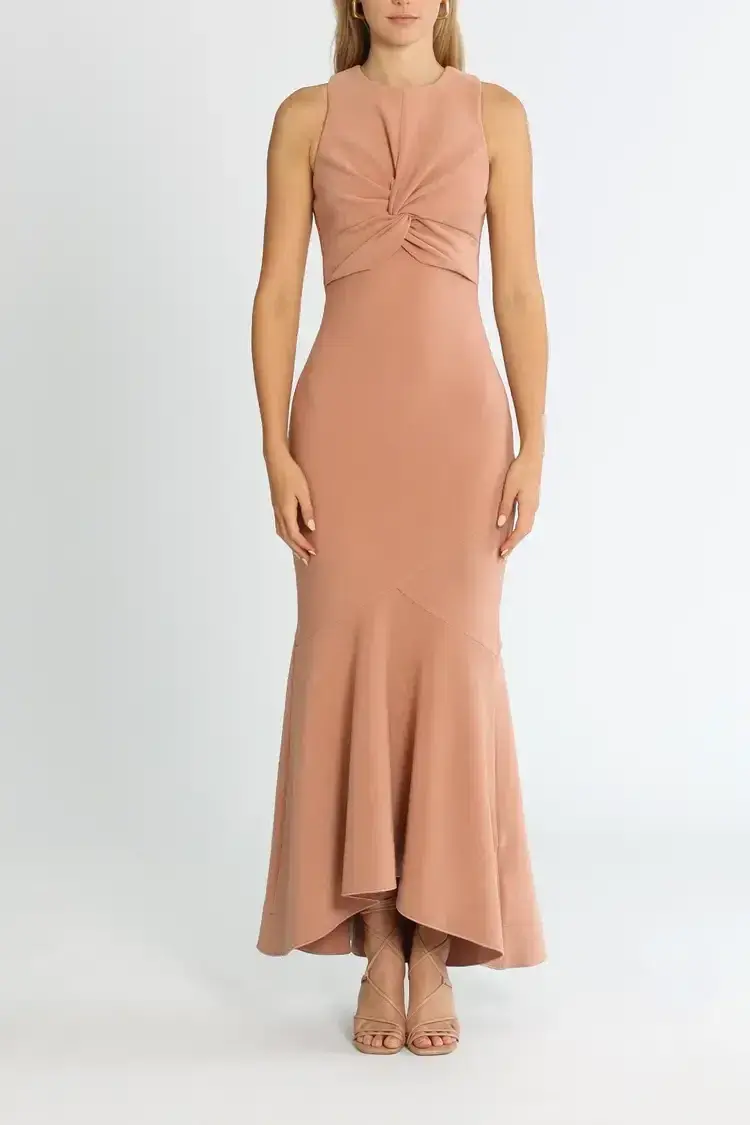 Significant Other Ezra Dress in Almond Size 6 - Image 1