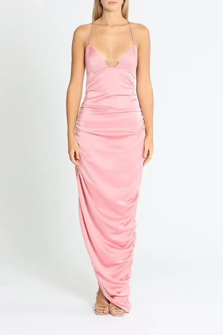 Paris Georgia Fred Dress in Dusty Pink Size 10 - Image 1