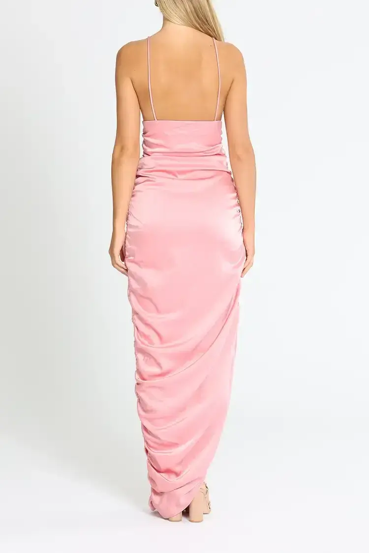 Paris Georgia Fred Dress in Dusty Pink Size 10 - Image 3