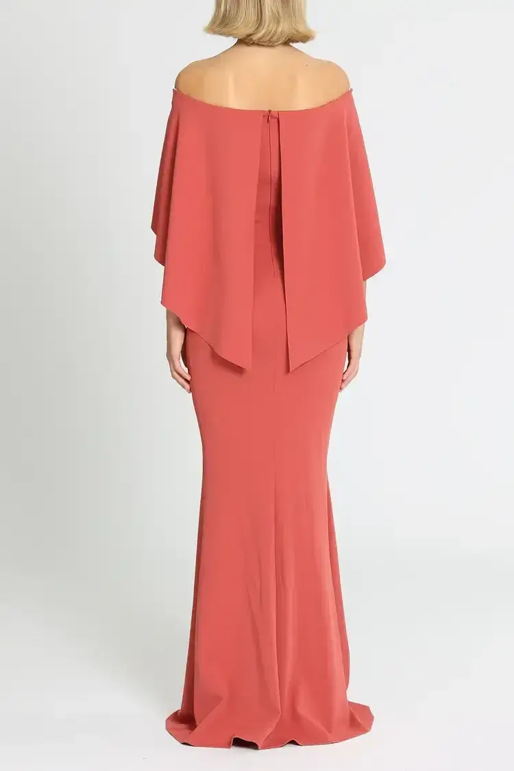 Pasduchas Composure Gown in Tuscan Rose Size 8 - Image 3
