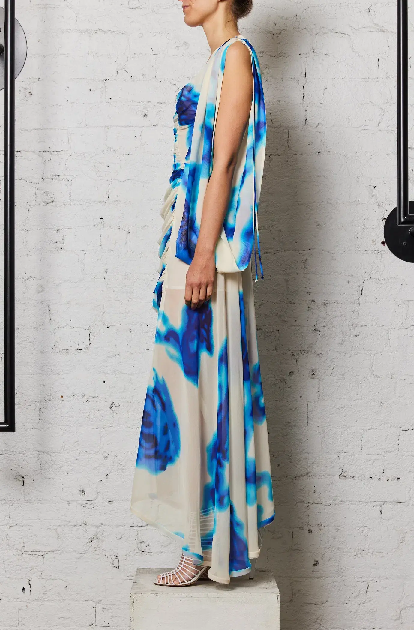 KitX Majestic Dreamer Dress w Cape Sleeves Print Size 8 - Image 5