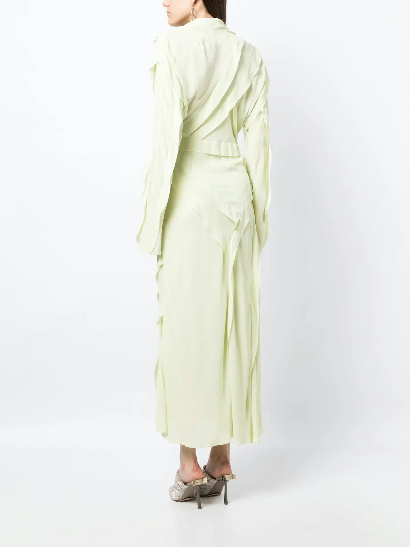 Rachel Gilbert Delfy Sleeve Midi Dress Seafoam Size 0 / AU 6  - Image 3