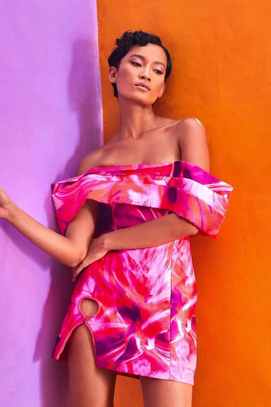 Eliya the Label Cassidy Dress Pink Size M / AU 10 for rent on The Volte - main image