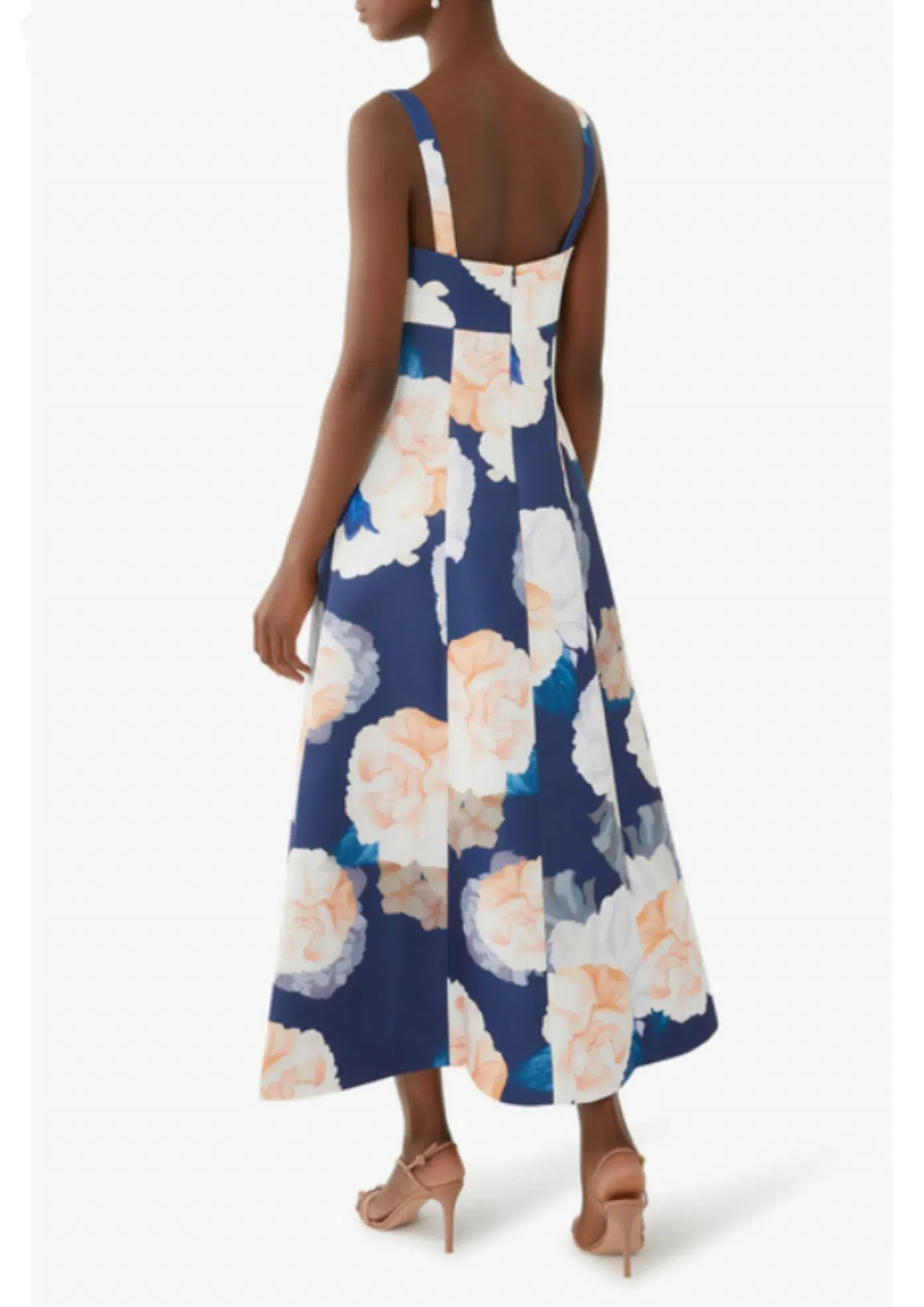 Leo Lin Odette Midi Dress Rosebud Print Size AU 12 - Image 2