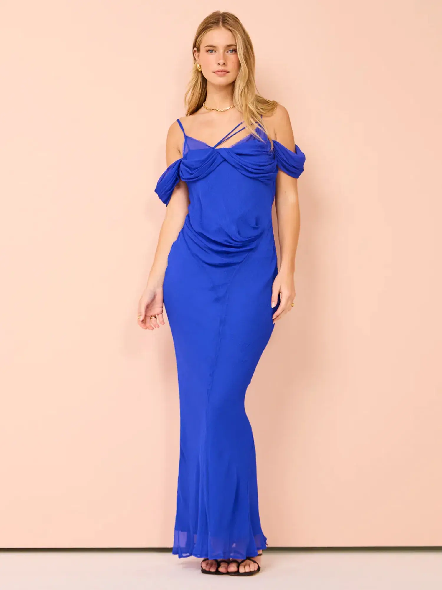 Rachel Gilbert Quinn Dress Blue Size AU 8 - Image 1